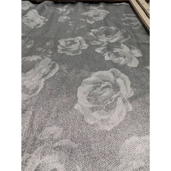 Lord & Taylor 424 Fifth Metallic Silver Rose Burnout Sleeveless Tank Women's Med - Picture 3 of 6